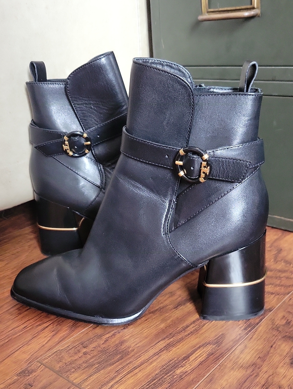 Tory Burch Leather Ankle Boots